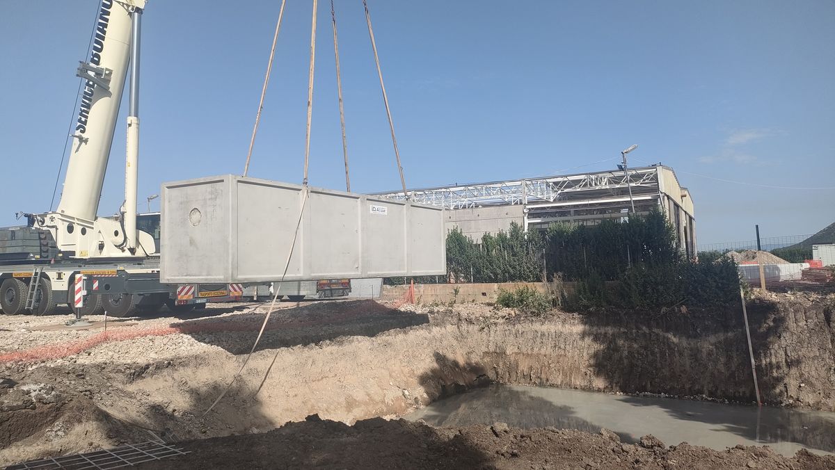 Urano Acque, Latina - Installazione